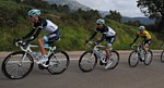Frank Schleck pendant la deuxi�me �tape du Crit�rium International 2011